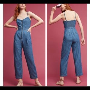 Anthro Pilcro Zip Front Jumper Sz12 NWT